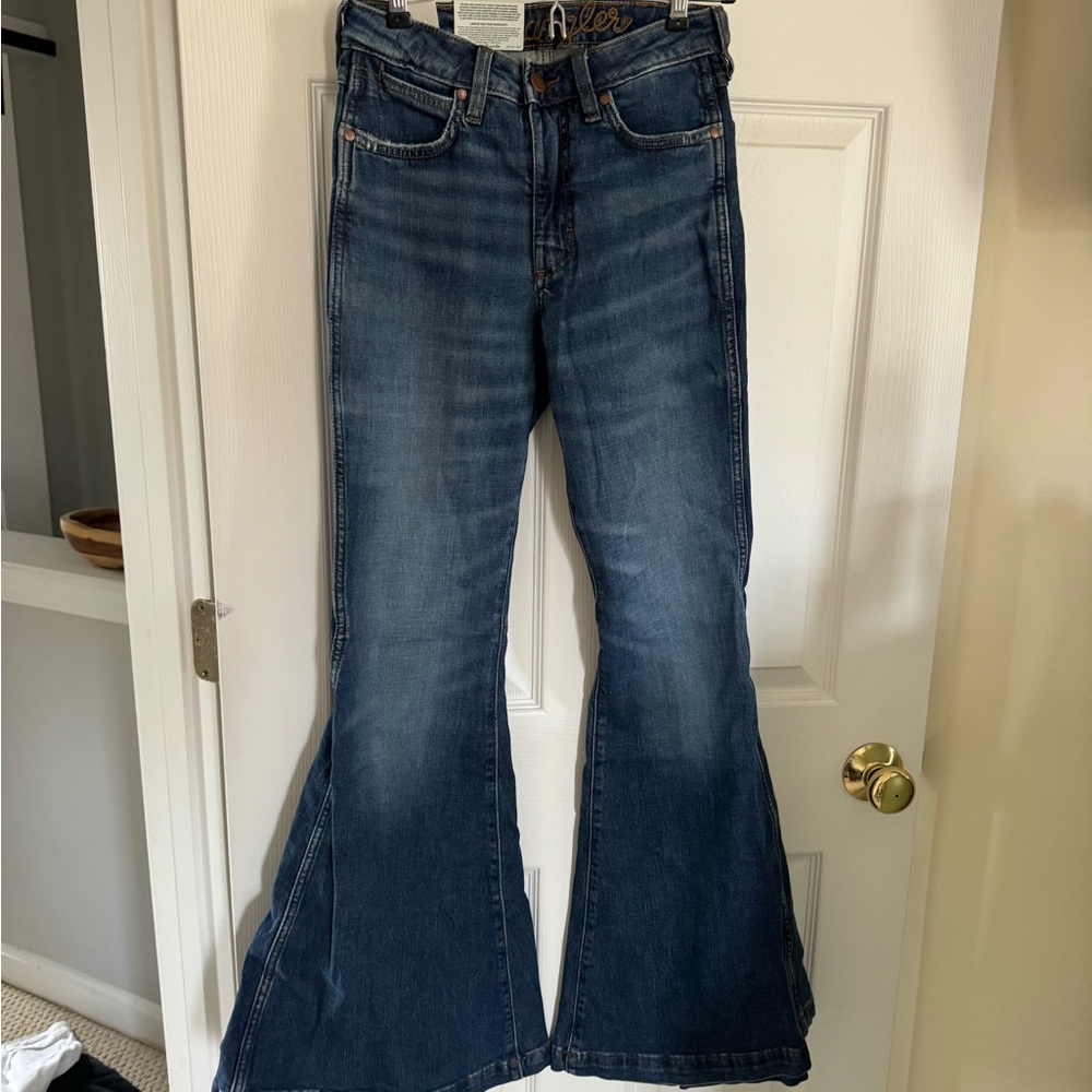 Women's Blue Flared Jeans